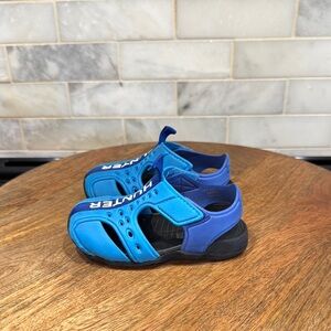 Hunter Erina Toddler Kids Blue Sandals Water Shoes